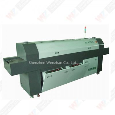 Wysokiej dokładności 8 stref Smt Smd Solder Reflow Oven Soldering Machine For PCB Welding