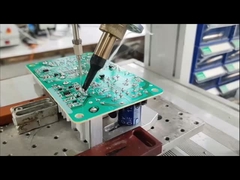 Podwójna głowa 5 oś Desktop Robotic Iron Station Solder PCB Soldering Machine With Vision